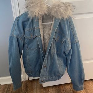Soft interior denim jacket